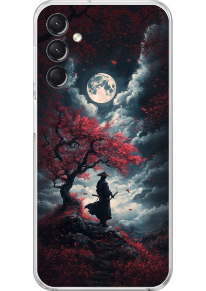Samsung Galaxy A24 Uyumlu Şeffaf Kılıf Samurai 2 Tasarımlı
