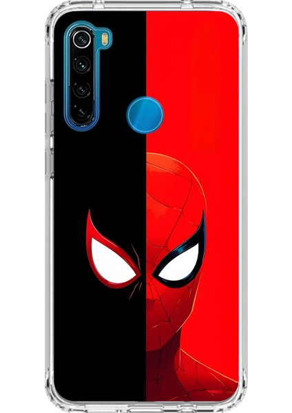 Xiaomi Redmi Note 8 Uyumlu Şeffaf Kılıf Spider-Man 2 Tasarımlı