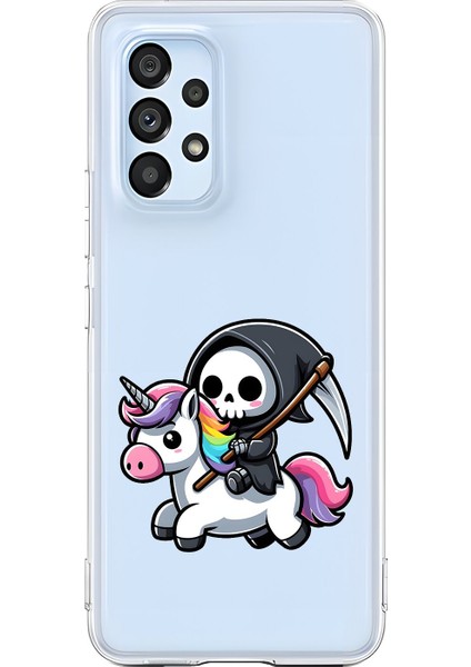 Samsung Galaxy A53 Uyumlu Şeffaf Kılıf New Minies 1 Tasarımlı