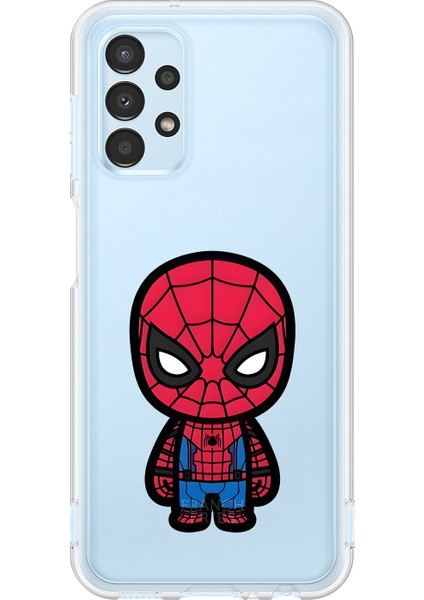 Samsung Galaxy A13 Uyumlu Şeffaf Kılıf Chibi 7 Tasarımlı