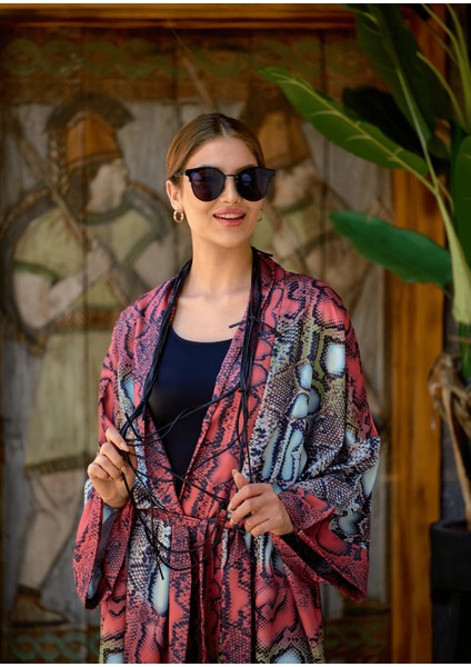 Yılan Desen Kimono modelleri