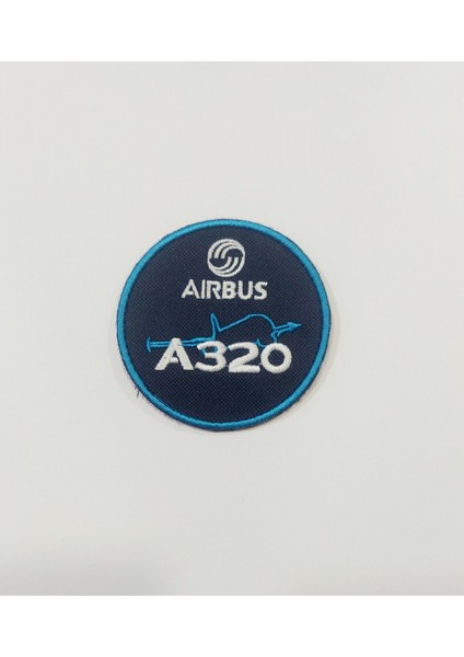 Airbus 320 Nakışlı Mont Peçi