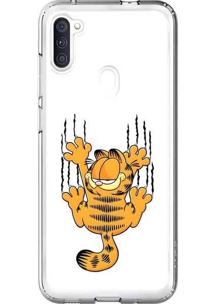 Samsung Galaxy A11 Uyumlu Şeffaf Kılıf Cartoon 4 Tasarımlı