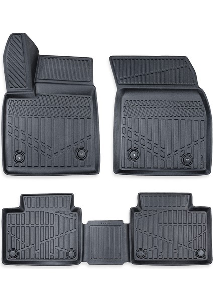 Ford Focus 5 2019 Sonrası Myk 3D Premium Havuzlu Oto Paspas Araca Özel