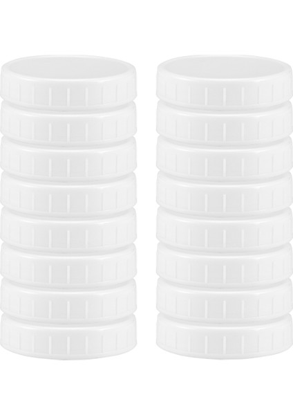 16 Paket Geniş Ağızlı Kavanoz Kapakları, Konserve Kavanozları Için Plastik Saklama Kapakları, Sızdırmaz ve Çizilmeye Karşı Dayanıklı Yüzey (Yurt Dışından) fiyatları