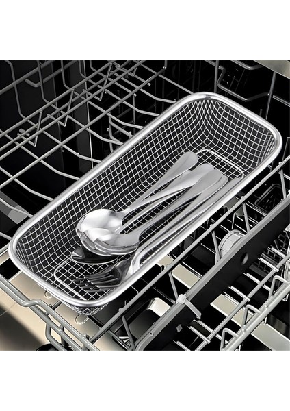Mutfak Eşyası Kurutma Rafı 2 Paket Paslanmaz Çelik Mutfak Eşyası Tutucu Kompakt Bulaşık Rafı Çubuklar Kaşıklar Süzgeç Sepet Düzenleyici (Yurt Dışından) modelleri