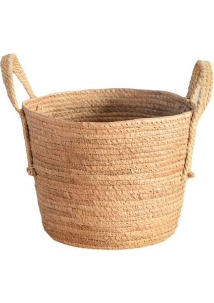 Dokuma Elde Taşınabilen Çiçek Sepetleri Rattan Saksılar Saksılar Saklama Sepetleri Ev Dekorasyonu Çiçek Sepetleri B (Yurt Dışından)