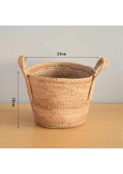 Dokuma Elde Taşınabilen Çiçek Sepetleri Rattan Saksılar Saksılar Saklama Sepetleri Ev Dekorasyonu Çiçek Sepetleri B (Yurt Dışından) fırsatları