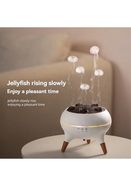 Esansiyel Yağ Difüzörü 250ML Soğuk Sis Difüzörü Denizanası Sis Volkan Gece Lambası Büyük Sis Hacmi Ab Fişi (Yurt Dışından) fiyatları