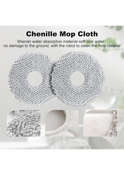 Roborock Qrevo Curve/qrevo EDGE/P20 Pro Silindir Yan Fırçalar Hepa Filtre Paspas Bezi Toz Torbaları Yedek Parçaları (Yurt Dışından) indirimleri