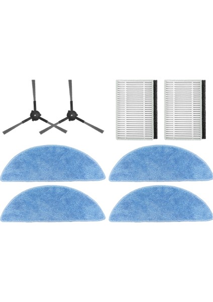 Ecovacs Yeedı Y1 Pro / Y1 Pro Plus Robot Süpürge Parçaları Yedek Filtre Yan Fırça Bezi Için 8 Adet (Yurt Dışından) fiyatları