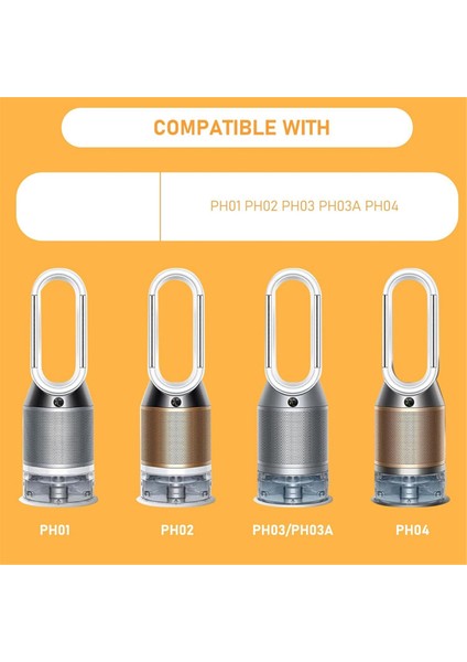 PH03 Karbon Fiber Buharlaştırıcı Filtresi Dyson PH01 PH02 PH03 PH04 PH3A Hava Temizleyici Arıtıcı Nemlendirici Parçaları Için Yedek (Yurt Dışından) modelleri
