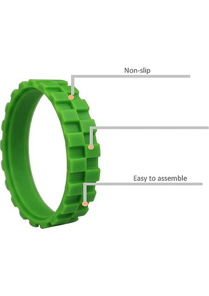 Irobot Roomba I7 I7 Plus E5 E6 E7 500 600 700 800 900 Serisi S9 S9+ Elektrikli Süpürge Parçaları Parçalar Lastik Kaplama Lastikler (Yurt Dışından) fırsatları
