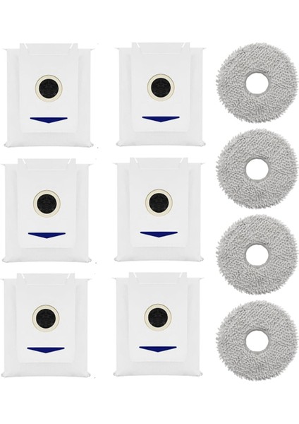 Ecovacs Deebot T30 MAX/T30 Pro Omni Robot Mop Rag Bez Toz Torbası Için Yedek Aksesuarlar (Yurt Dışından)