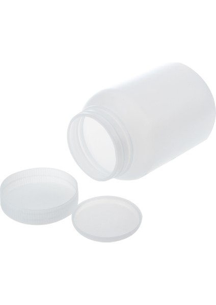 Laboratuvar Kimyasal Saklama Kutusu Beyaz Plastik Geniş Ağızlı Şişe 500ML (Yurt Dışından)
