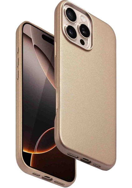 iPhone 16 Pro Max Uyumlu Fuchsia Dividing Manyetik Şarj Özellikli Kapak