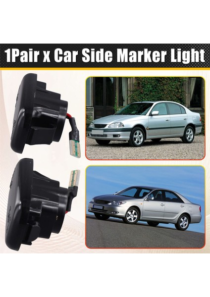 Araba LED Ön Yan Işaret Işığı Dinamik Dönüş Sinyal Lambası Toyota Camry Avensis Corolla Hilux Rav4 Lexus Rx Gs (Yurt Dışından) indirimleri