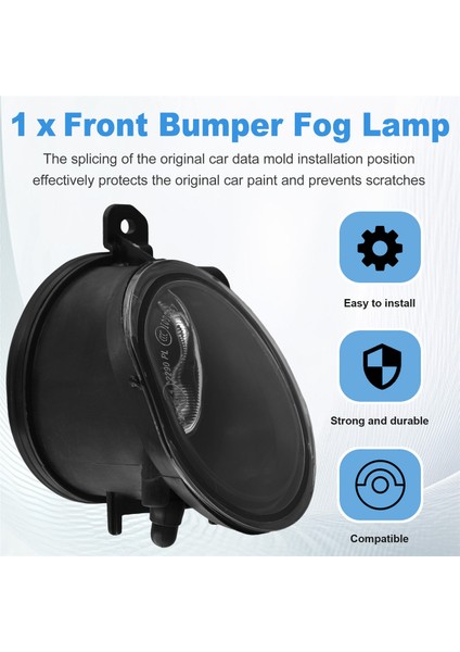 Araba Sis Lambası Ön Tampon Sis Lambası Işık Muhafazası (Ampuller Olmadan) 30764930 Volvo S40 V50 2008-2012 Sol (Yurt Dışından) indirimleri