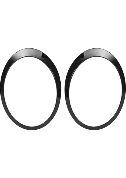 Siyah Far Trimleri Halka Çerçeveleri Kapak Çifti Mini Cooper R55 R56 2007-2015 51137149905 51137149906 51132752145 (Yurt Dışından) modelleri