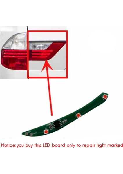 Araba Arka Iç Stop Lambası Onarım Çip Devre Kartı LED Sürücü Modülü Çip Kartı Bmw X3 E83 2007-2010 Sol (Yurt Dışından) fiyatları