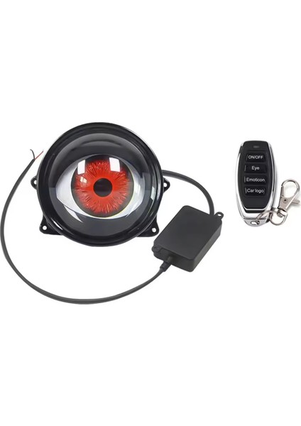 LED Eyes Araba Aksesuarları Havalı Dekorasyon Dinamik Farlar Uzaktan Kumandalı LED Lensler Angel Eyes Modifiye Göz Işığı,a (Yurt Dışından)