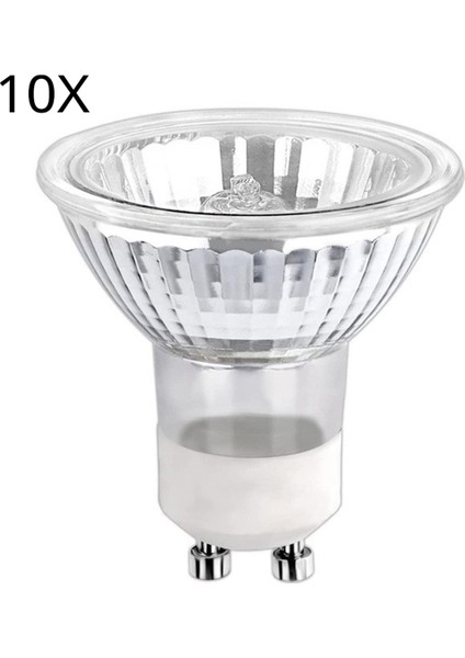 10 Adet GU10 Parlak Ampuller Spot Işık Aromaterapi Balmumu Eritme Lambası Özel Halojen Lamba Isıtma Ampulü 220V-50W (Yurt Dışından) fiyatları