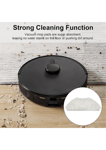 Aırrobo T20 Vakum Robot Aksesuarları Için 6 Adet Mop Bezi Pedleri, Robot Vakum Süpürgesi Yedek Parçaları (Yurt Dışından) indirimleri