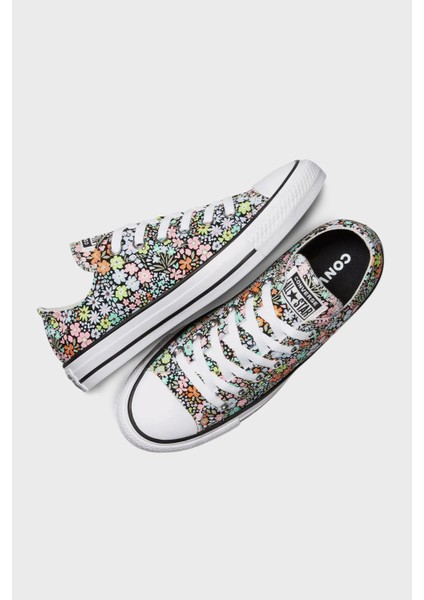 Chuck Taylor Desenli Sneaker Ayakkabı Bayan Ayakkabı A14981C 456 fırsatları