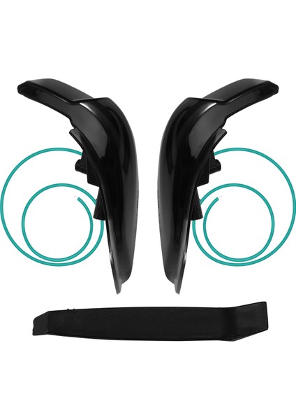 Araba Dinamik Dikiz Aynası Lambası Sinyal Lambaları LED Gösterge Işıkları Toyota Avalon Camry Corolla Için Iki Renkli Işık (Yurt Dışından)