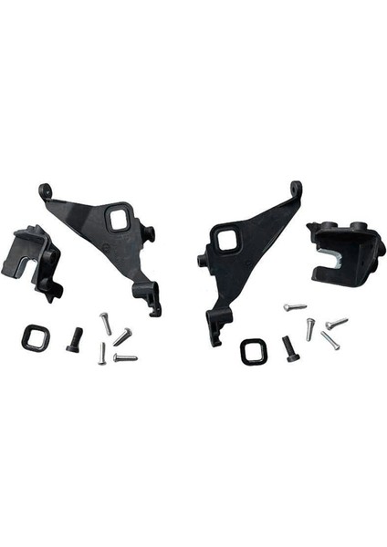 Far Braketi Sol + Sağ Far Tamir Takımı Vida Sabitleme Braketi Klipsi 4H0998122 4H0998121 Audi A8 A8L Için (Yurt Dışından)