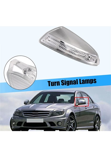 1 Çift Kapı Yan Ayna Dönüş Sinyal Lambası Gösterge Lambası Mercedes Benz W164 ML350 ML550 GL450 A1649061300 A1649061400 (Yurt Dışından) fiyatları