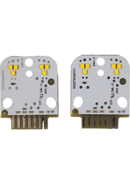 2 Adet Far LED Kartı Çip 63117466107 Bmw X3 G01 X4 G02 2016-2019 Limon Sarısı LED Gündüz Farı Kartı (Yurt Dışından)