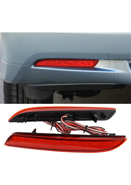 Araba Arka Tampon Reflektör Fren Lambası LED Arka Lambası HO1185103 HO1184103 Honda Cr-Z Insight Cr-V Fıt Için (Yurt Dışından) fırsatları
