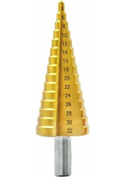 Kademeli Delme Matkap Ucu Kozalak 4-30 mm