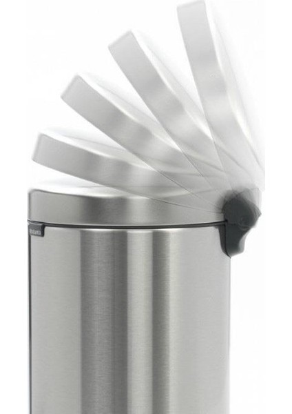 Newicon Fpp Mat Steel Pedallı Çöp Kutusu 5 Lt
