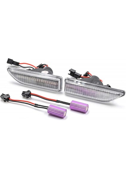 Amber LED Dinamik Sıralı Yan Işaret Lambası Montajı Dönüş Sinyali Mını Countryman F60 2017-2023 Şeffaf Lens (Yurt Dışından)