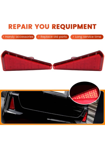 Araba LED Arka Tampon Reflektör Işık Fren Lambası Arka Lambası Toyota Noah Voxy 80 Serisi Için (Yurt Dışından) indirimleri