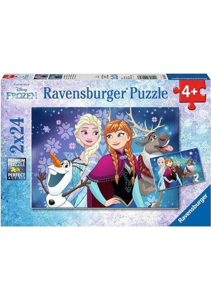90747 Disney Frozen Kuzey Işıkları 2X24 Parça Ravensburger Puzzle fiyatları