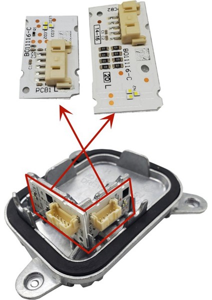 Bmw 3' F34 Gt 2017 2018 Lcı Adaptif LED Far Gündüz Farı Beyaz LED Drl Panoları Sağ Taraf (Yurt Dışından) fiyatları