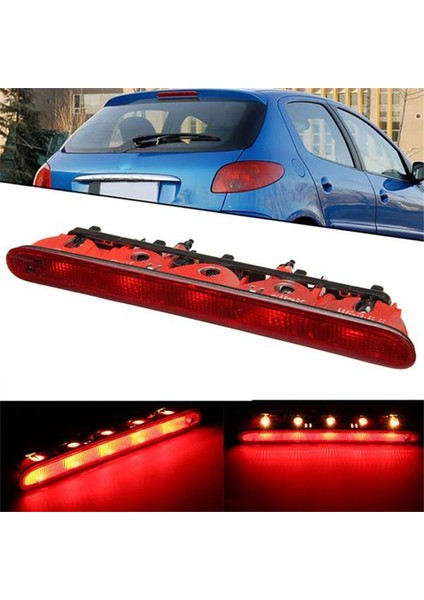 6350K5 6351EL Yüksek Monteli Fren Lambası Üçüncü Fren Lambası Stop Lambası Arka Lambası Peugeot 206 207 Citroen C2 Için (Yurt Dışından) fiyatları