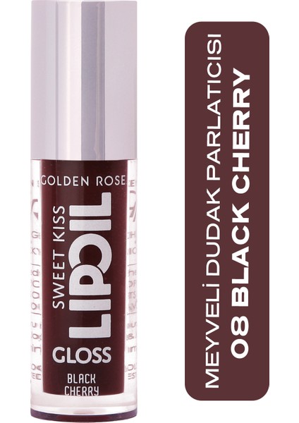 Sweet Kiss Lip Oil Gloss No:08 - Dudak Parlatıcı Yağ