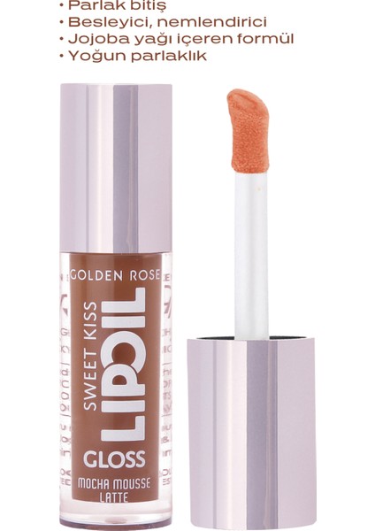 Sweet Kiss Lip Oil Gloss No:05 - Dudak Parlatıcı Yağ modelleri