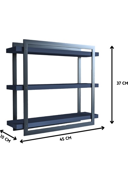 Mutfak Banyo Rafı 3 Raflı Metal Çerçeveli modelleri