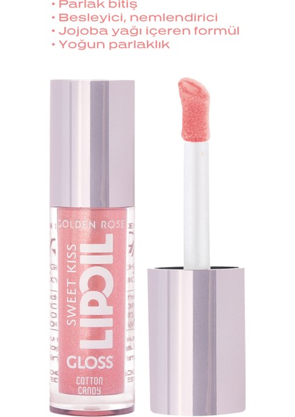 Sweet Kiss Lip Oil Gloss No:01 - Dudak Parlatıcı Yağ