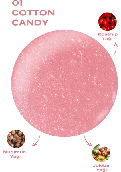 Sweet Kiss Lip Oil Gloss No:01 - Dudak Parlatıcı Yağ