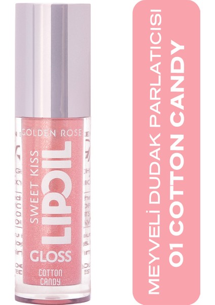 Sweet Kiss Lip Oil Gloss No:01 - Dudak Parlatıcı Yağ