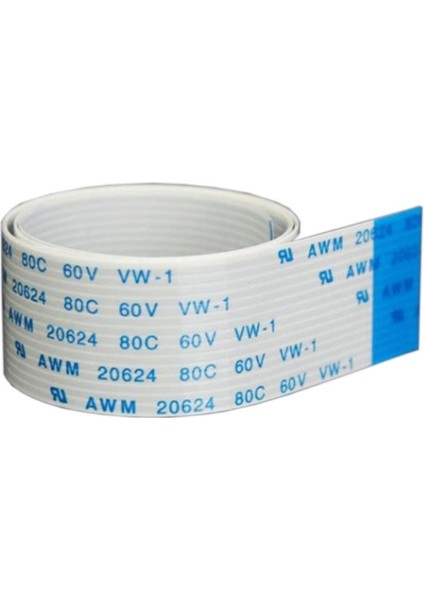 Ffc-1.0mm 10 Pin Esnek Kablo 20CM Düz (Forward Direction) x 1 Adet (RF102)