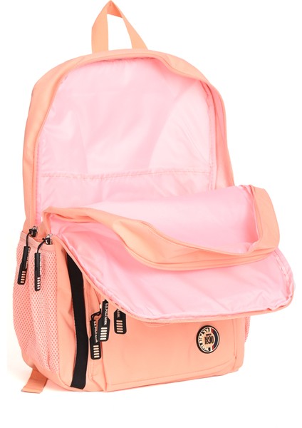 PLCAN24004 Okul ve Günlük Sırt Çantası + Kalemlik Seti Somon