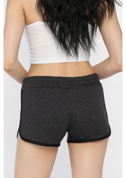 Kadın Biyeli Baskılı Mini Şort P-00017284 modelleri