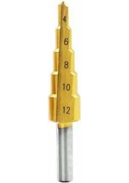 Kademeli Delme Matkap Ucu Kozalak 4-12 mm